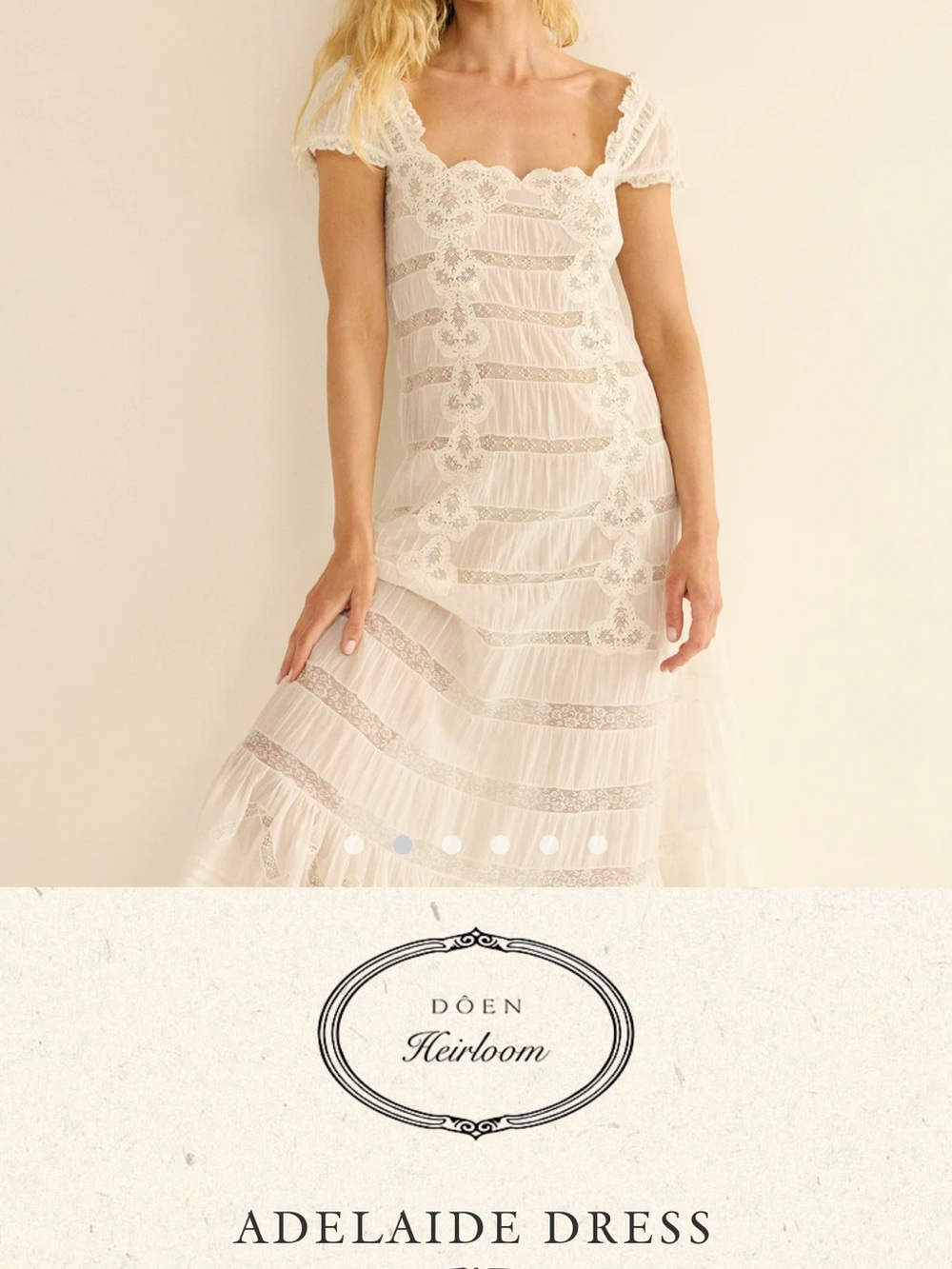 DOEN sold out Adelaide Salt Dress